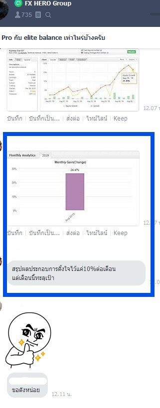 ผลลัพธ์จริงจากนักเรียน 7ST — ภาพหน้าจอผลการเทรด