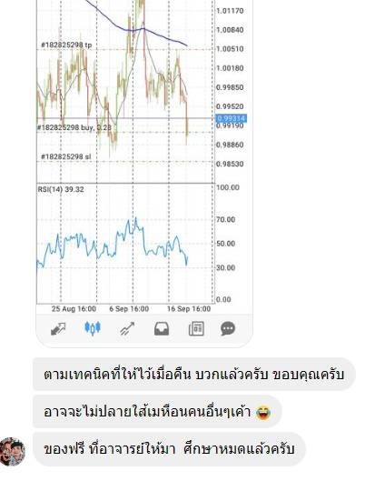 ผลลัพธ์จริงจากผู้อ่านตำรา AOH — ภาพหน้าจอผลการเทรด