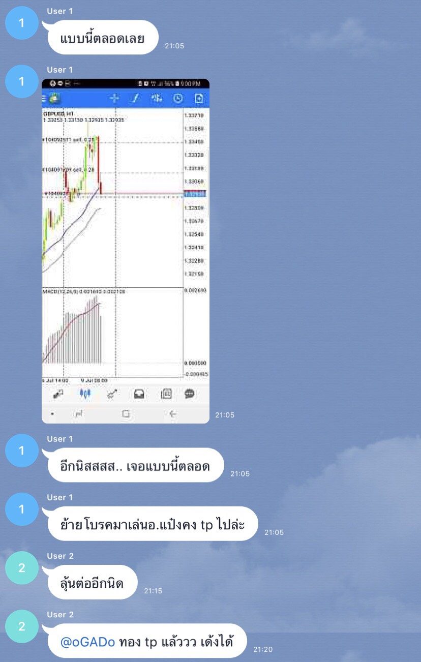 ข้อความขอบคุณจากนักเรียน ATM — แชทจริง